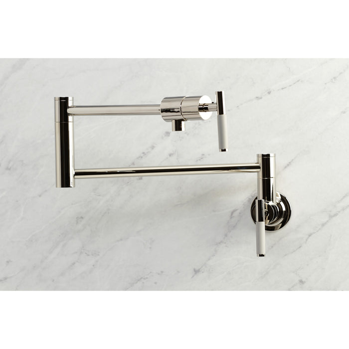 Kaiser KS4106CKL Pot Filler, Polished Nickel