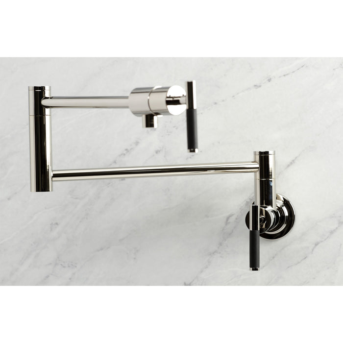 Kaiser KS4106CKL Pot Filler, Polished Nickel