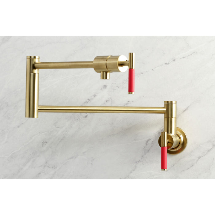 Kaiser KS4107CKL Pot Filler, Brushed Brass