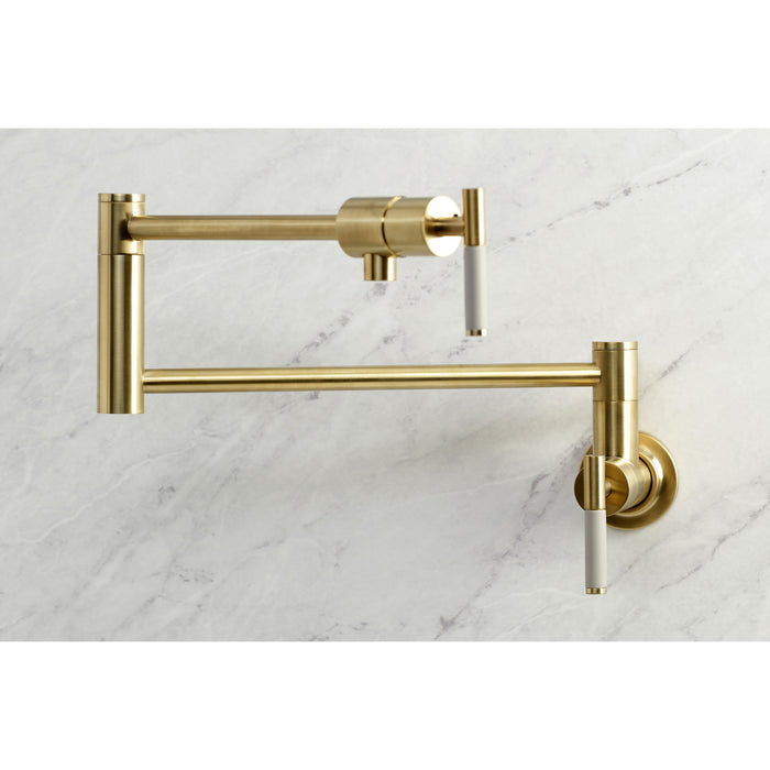 Kaiser KS4107CKL Pot Filler, Brushed Brass