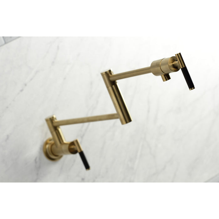 Kaiser KS4107CKL Pot Filler, Brushed Brass