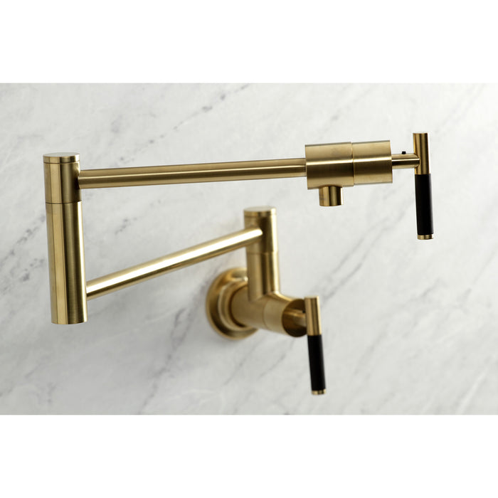 Kaiser KS4107CKL Pot Filler, Brushed Brass