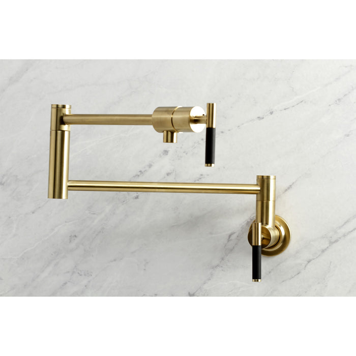 Kaiser KS4107CKL Pot Filler, Brushed Brass