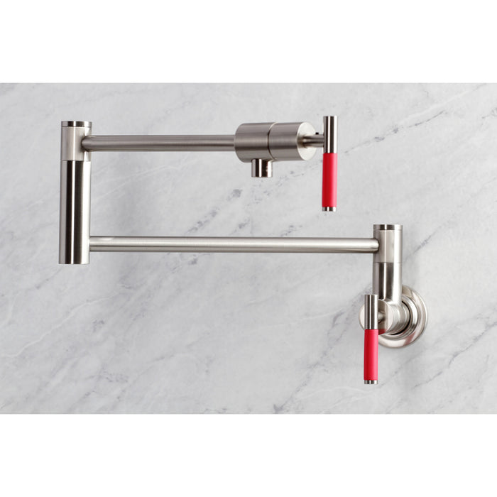 Kaiser KS4108CKL Pot Filler, Brushed Nickel