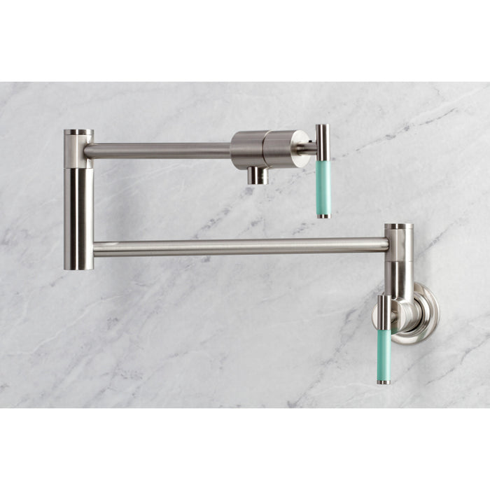 Kaiser KS4108CKL Pot Filler, Brushed Nickel