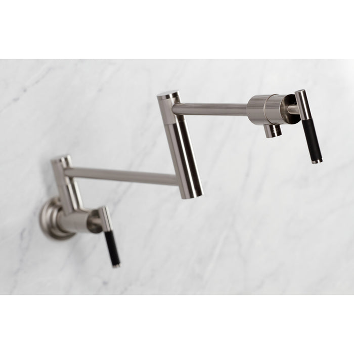 Kaiser KS4108CKL Pot Filler, Brushed Nickel