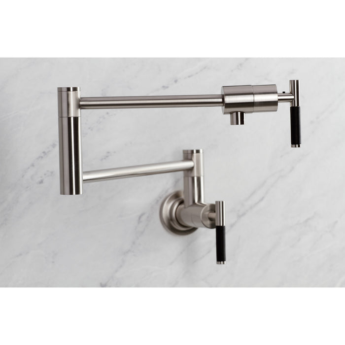 Kaiser KS4108CKL Pot Filler, Brushed Nickel