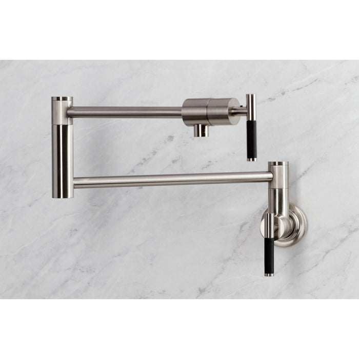 Kaiser KS4108CKL Pot Filler, Brushed Nickel