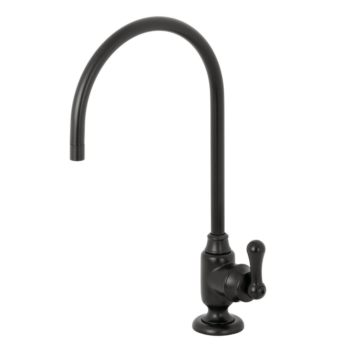 Royale KS5190AL Single-Handle 1-Hole Deck Mount Water Filtration Faucet, Matte Black