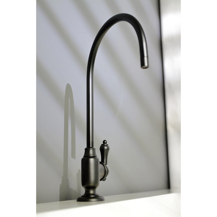 Heirloom KS5190BAL Single-Handle 1-Hole Deck Mount Water Filtration Faucet, Matte Black