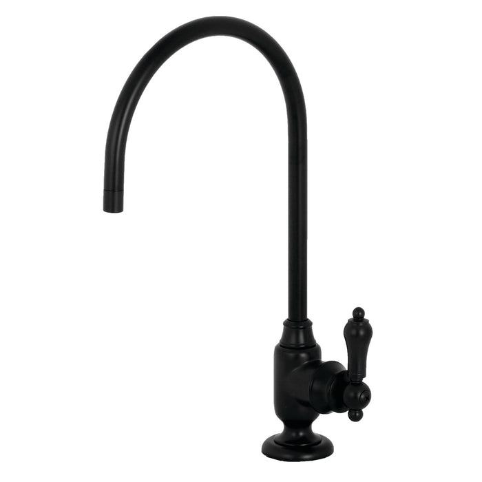 Heirloom KS5190BAL Single-Handle 1-Hole Deck Mount Water Filtration Faucet, Matte Black