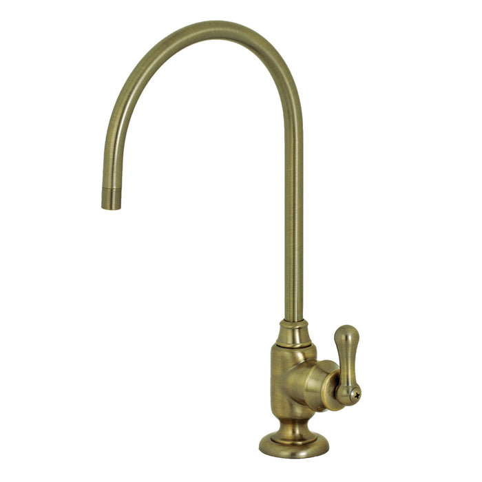 Royale KS5193AL Single-Handle 1-Hole Deck Mount Water Filtration Faucet, Antique Brass