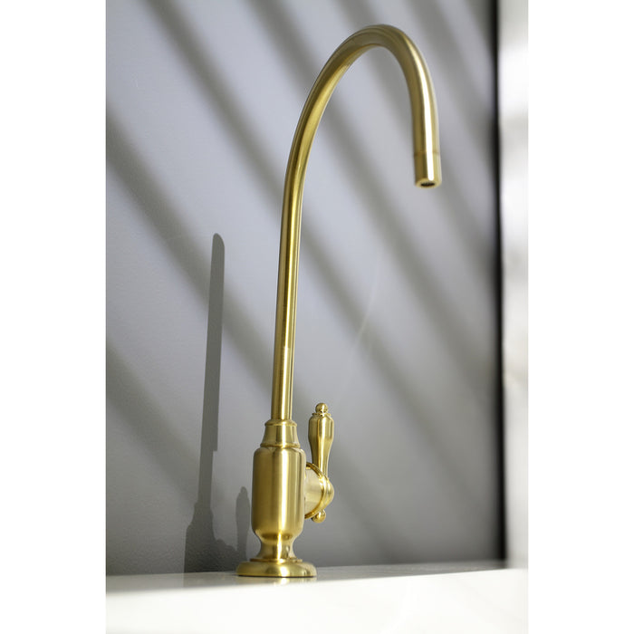 Tudor KS5197TAL Single-Handle 1-Hole Deck Mount Water Filtration Faucet, Brushed Brass