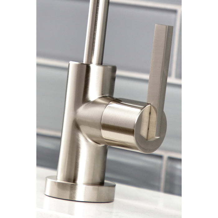 Continental KS6198CTL Single-Handle 1-Hole Deck Mount Water Filtration Faucet, Brushed Nickel