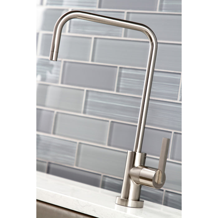 Continental KS6198CTL Single-Handle 1-Hole Deck Mount Water Filtration Faucet, Brushed Nickel