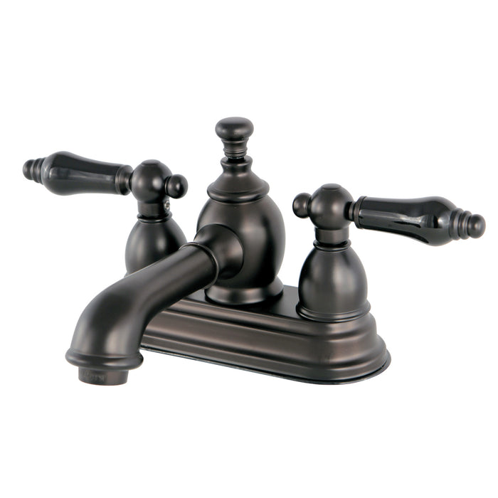 Duchess KS7005PKL Double-Handle 3-Hole Deck Mount 4-Inch Centerset Bathroom Faucet with Brass Pop-Up, Oil Rubbed Bronze