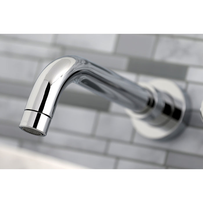 Kaiser KS8111DKL Single-Handle 2-Hole Wall Mount Bathroom Faucet, Polished Chrome