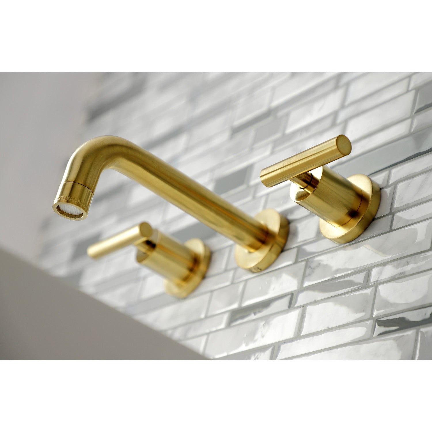 Kingston Brass good KS8110DKL Kaiser Bathroom Faucet, 8-7/16 Inch in Spout Reach, Mat