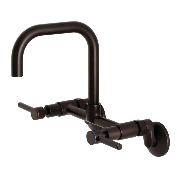 Concord KS813ORB Two-Handle 2-Hole Wall Mount Kitchen Faucet, Oil Rubbed Bronze