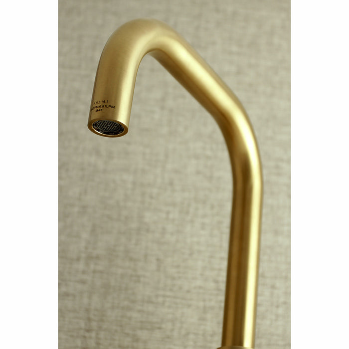 Concord KS813SB Two-Handle 2-Hole Wall Mount Kitchen Faucet, Brushed Brass