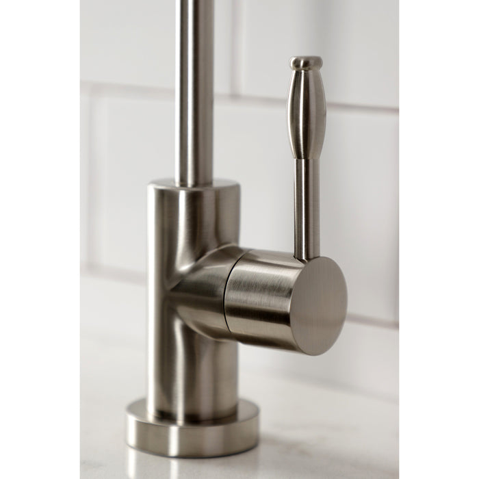 Nustudio KS8198NKL Single-Handle 1-Hole Deck Mount Water Filtration Faucet, Brushed Nickel