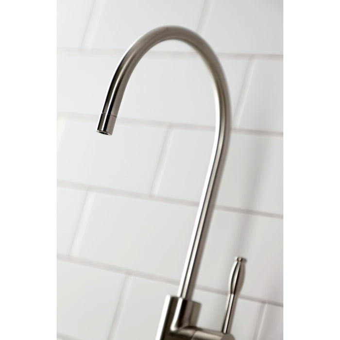 Nustudio KS8198NKL Single-Handle 1-Hole Deck Mount Water Filtration Faucet, Brushed Nickel