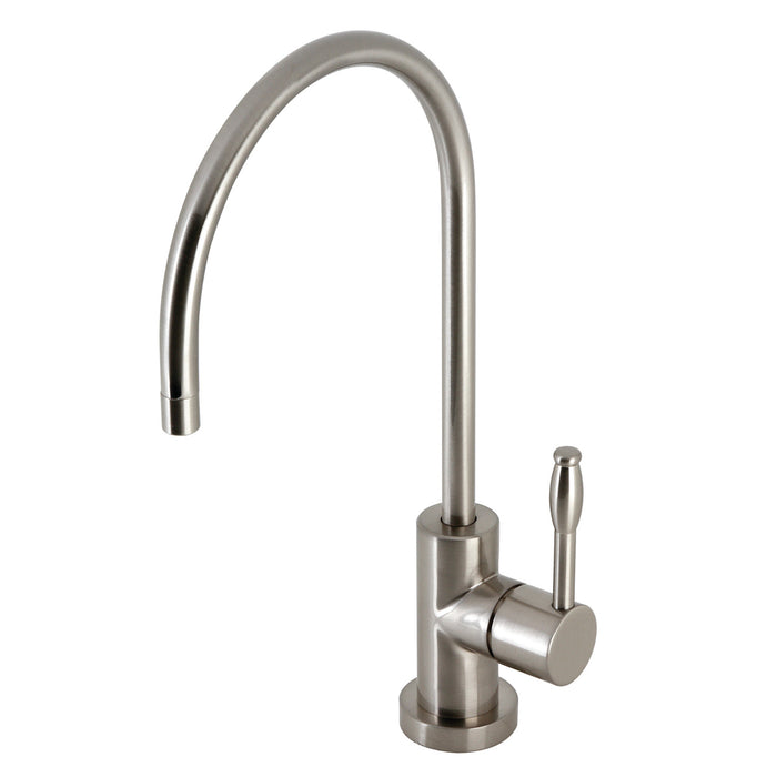 Nustudio KS8198NKL Single-Handle 1-Hole Deck Mount Water Filtration Faucet, Brushed Nickel