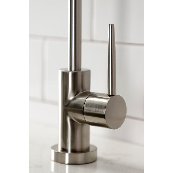 New York KS8198NYL Single-Handle 1-Hole Deck Mount Water Filtration Faucet, Brushed Nickel