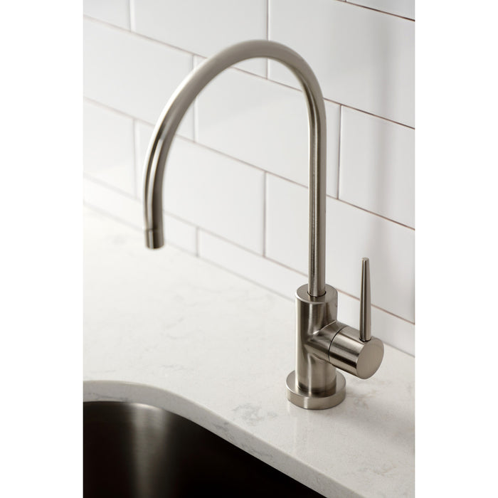 New York KS8198NYL Single-Handle 1-Hole Deck Mount Water Filtration Faucet, Brushed Nickel