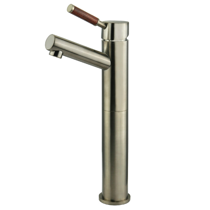 Wellington KS8418DWL Single-Handle 1-Hole Deck Mount Vessel Faucet, Brushed Nickel