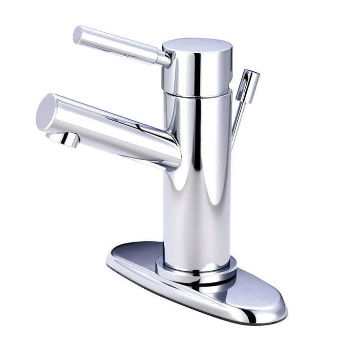 Concord KS8421DL Single-Handle 1-or-3 Hole Deck Mount 4-Inch Centerset Bathroom Faucet with Brass Pop-Up, Polished Chrome