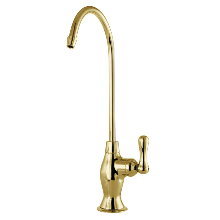 Restoration KSAG3192AL Single-Handle 1-Hole Deck Mount Water Filtration Faucet, Polished Brass