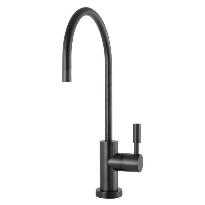 Concord KSAG8190DL Single-Handle 1-Hole Deck Mount Water Filtration Faucet, Matte Black