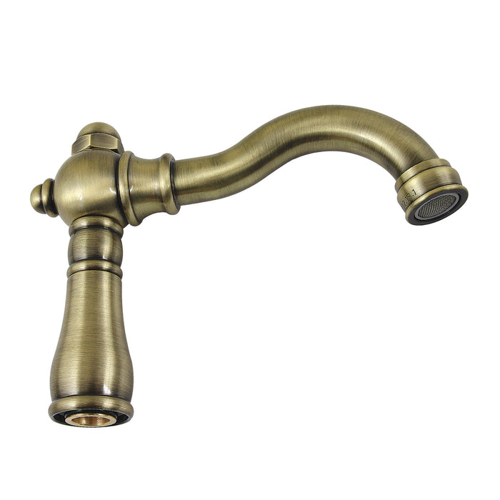 Vintage KSP3253 5-1/2" Brass Faucet Spout, 1.8 GPM, Antique Brass