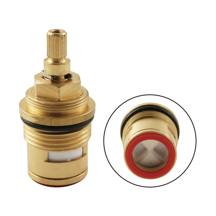 Heritage KSRPT1341HC Hot Ceramic Disc Cartridge (1 Piece), Raw Brass