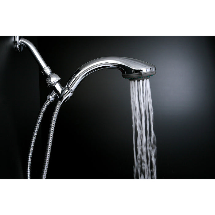 Vilbosch KX2522B 5-Function Hand Shower Set with Stainless Steel Hose, Polished Chrome