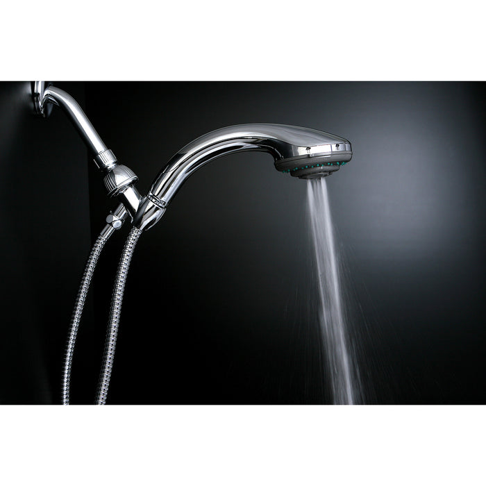 Vilbosch KX2522B 5-Function Hand Shower Set with Stainless Steel Hose, Polished Chrome