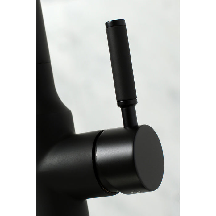 Kaiser LS2720DKL Single-Handle Pull-Down Kitchen Faucet, Matte Black