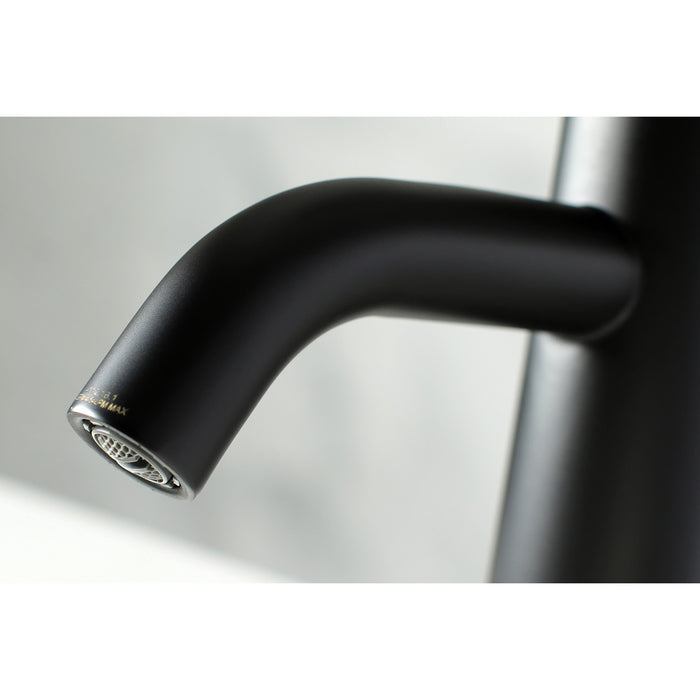 Kaiser LS8220DKL One-Handle 1-Hole Bathroom Faucet with Push Pop-Up Drain, Matte Black