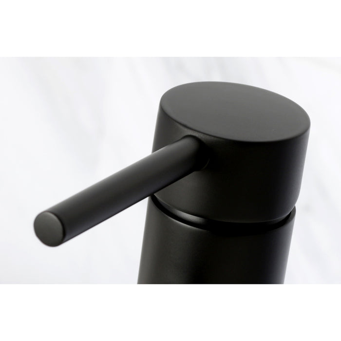 Concord LS8220DL Single-Handle 1-Hole Deck Mount Bathroom Faucet with Push Pop-Up, Matte Black