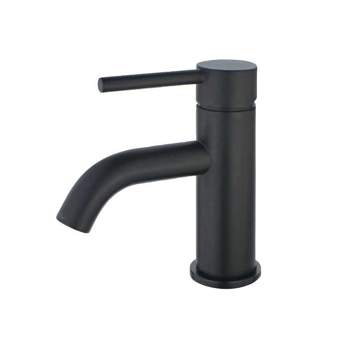 Concord LS8220DL One-Handle 1-Hole Bathroom Faucet with Push Pop-Up Drain, Matte Black