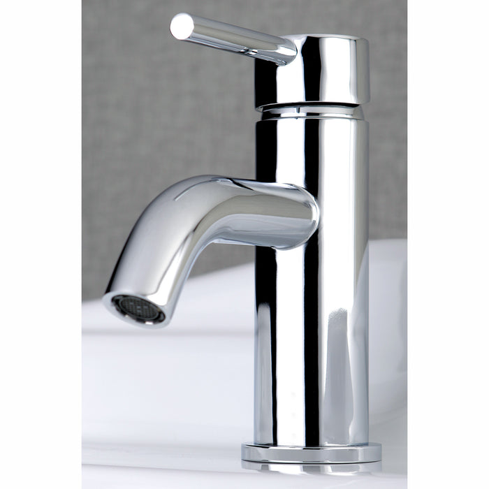 Concord LS8221DL Single-Handle 1-Hole Deck Mount Bathroom Faucet with Push Pop-Up, Polished Chrome