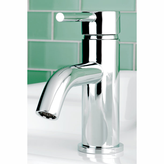 Concord LS8221DL Single-Handle 1-Hole Deck Mount Bathroom Faucet with Push Pop-Up, Polished Chrome