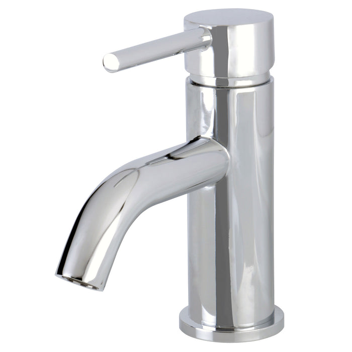 Concord LS8221DL Single-Handle 1-Hole Deck Mount Bathroom Faucet with Push Pop-Up, Polished Chrome