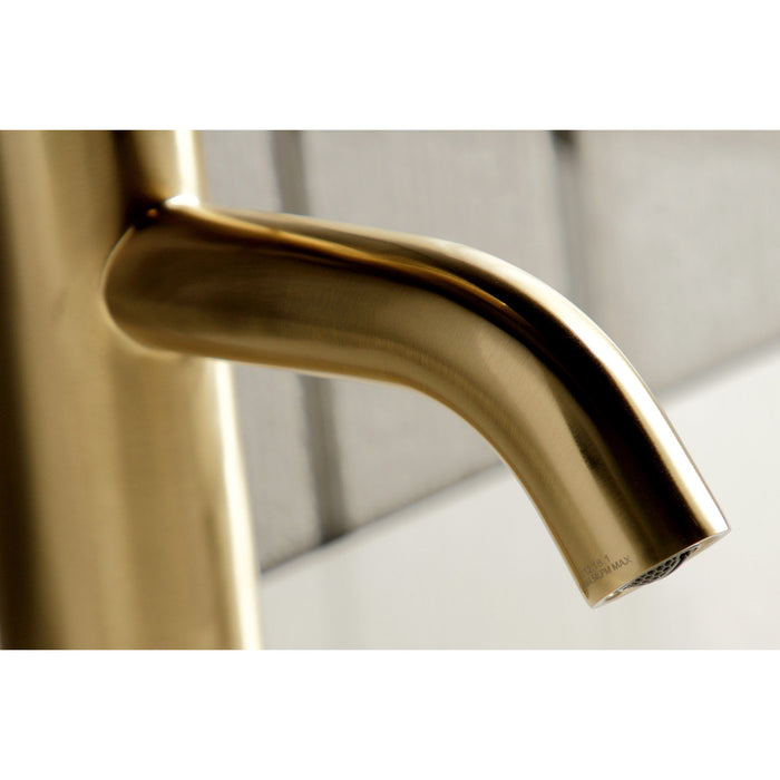 Concord LS8223DL One-Handle 1-Hole Bathroom Faucet with Push Pop-Up Drain, Brushed Brass