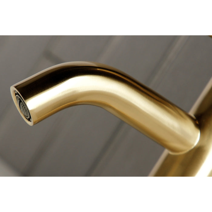 Concord LS8223DL One-Handle 1-Hole Bathroom Faucet with Push Pop-Up Drain, Brushed Brass