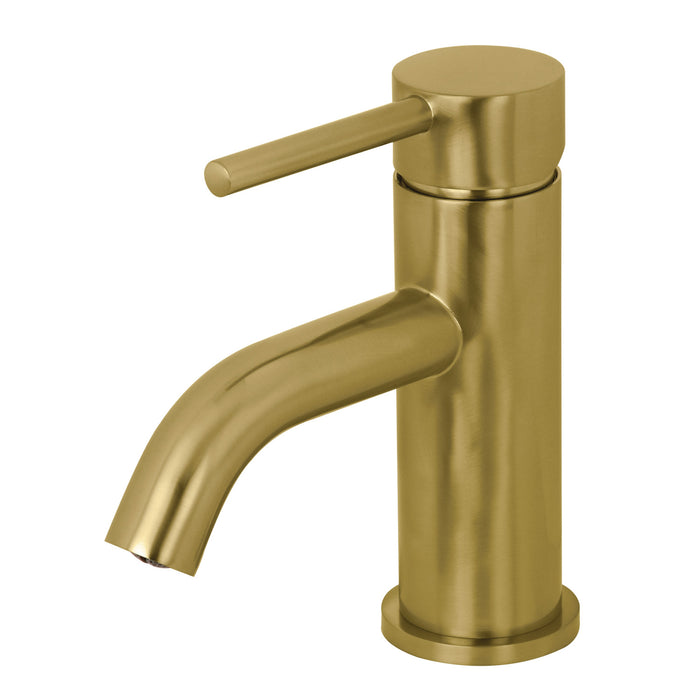 Concord LS8223DL One-Handle 1-Hole Bathroom Faucet with Push Pop-Up Drain, Brushed Brass