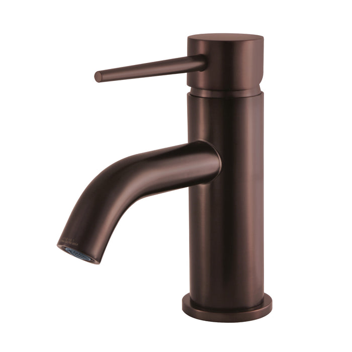 New York LS8225NYL One-Handle 1-Hole Bathroom Faucet with Push Pop-Up Drain, Oil Rubbed Bronze