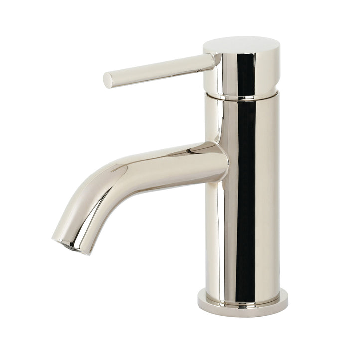 Concord LS822DLPN One-Handle 1-Hole Bathroom Faucet with Push Pop-Up Drain, Polished Nickel