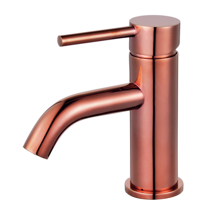 Concord LS822DLRG One-Handle 1-Hole Bathroom Faucet with Push Pop-Up Drain, Rose Gold